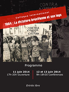 Résultats du Concours du meilleur poster-numériques sur un travail de thèse doctorale consacré à la dictature brésilienne de 1964