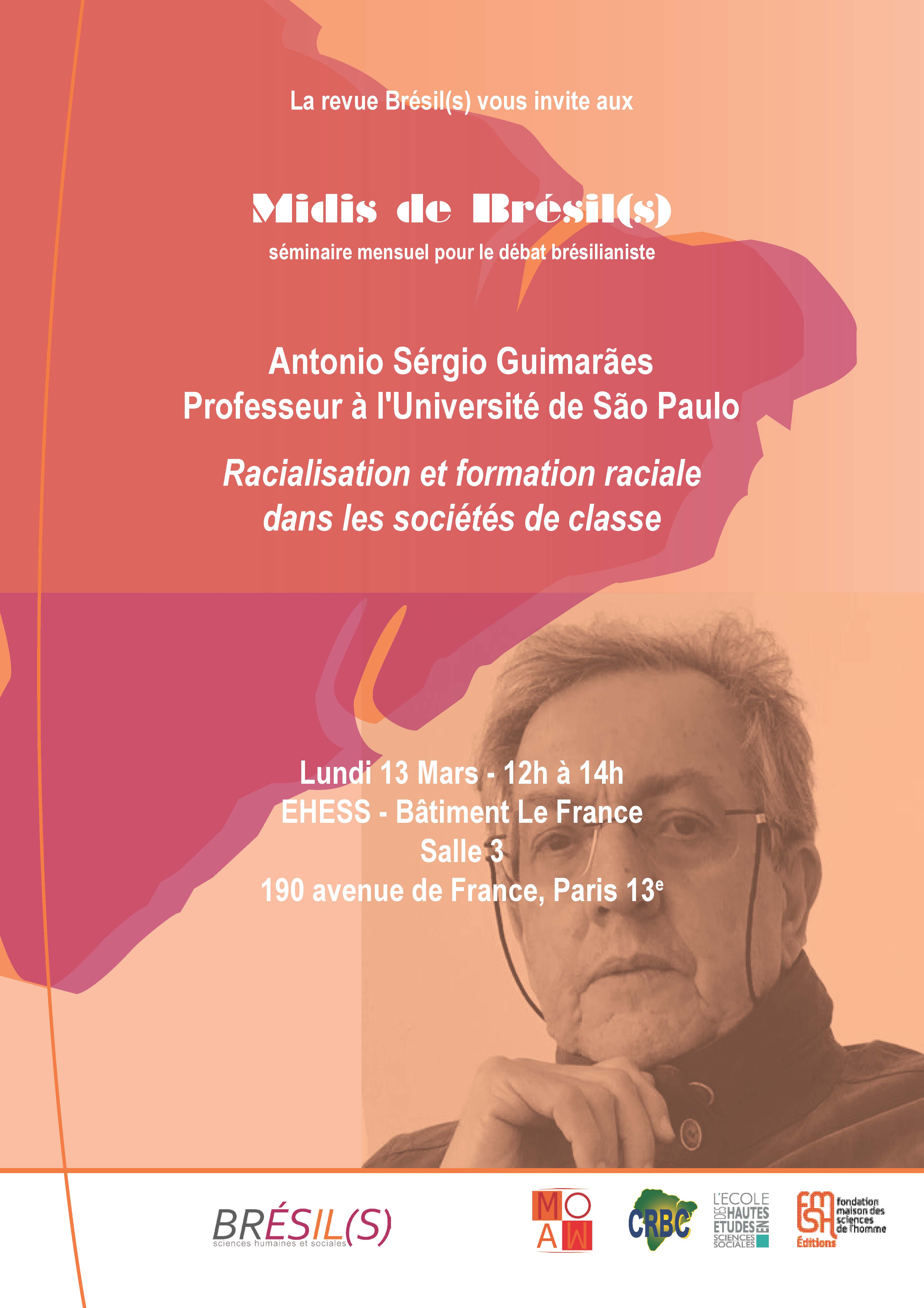 Les Midis de Brésil(s) - Antonio Sérgio Guimarães, professeur de l'Université de São Paulo